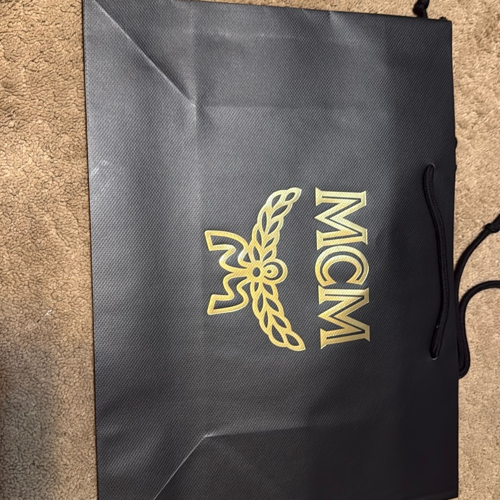 Authentic MCM Shopping Gift Paper Bag Size: 45cm*34cm